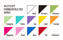Multiloft-Flyer mit Farbkern, 13 hübsche Farben zur Auswahl