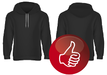 Hoodies & Pullover bestickt drucken