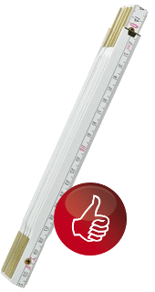 Meterstab und Zollstock als Give-away