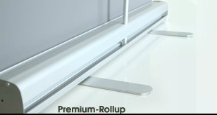 Premium-Rollup (200x200 cm) - Wir bedrucken Ihre individuellen Roll-Up-Banner hochwertig in Ihrem Wunschdesign!
