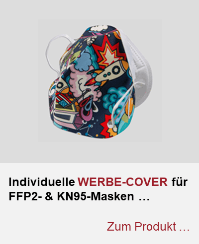 Werbe-Cover für FFP2- & KN95-Masken