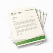 Briefpapier drucken auf Recyclingpapier DIN A4