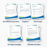 Briefpapier Einsatzbereiche Geschäftskorrespondenz Angebote Rechnungen Verträge offizielle Schreiben professionelles Firmenbriefpapier