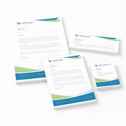 Briefpapier in verschiedenen Formaten DIN A4, DIN A5, DIN A6 und DIN lang