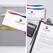 Briefumschläge mit Rückseitendruck im Einsatz für Postversand und Geschäftskommunikation