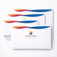 Briefumschläge in verschiedenen Formaten mit einseitigem Rückseitendruck