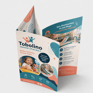 Doppelparallelfalz-Flyer 8-seitig für Speisekarte Programm Preisübersicht Produktinformation und QR-Code