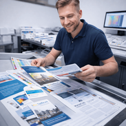 Druckqualität im professionellen Druck für Flyer und Broschüren optimiert