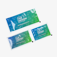 Individuell bedruckte Erfrischungstücher mit eigenem Design – Hygienetücher für Gastronomie, Hotels & Events