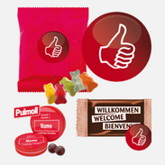 Süße Werbung & Snacks - Mit ess- & trinkbaren Werbegeschenken erfolgreich werben - teils in klenen Mengen bestellbar!