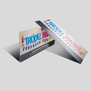 Wetterfeste Hohlkammerplatten aus Recyclingmaterial, hochwertig im Plattendruck mit individuellem Wunschmotiv bedruckt – langlebige Werbeschilder für Innen- und Außenbereich