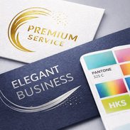 Kurzbrief DIN lang 105 x 210 mm mit Gold- und Sonderfarbe im Offsetdruck