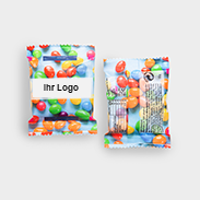 M&M’S Crispy Schokoladenlinsen - Wir bedrucken handliche Tütchen mit M&M'S-Crispy in Ihrem Wunsch-Design: