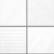 Notizbuch Beispiel Inhaltsseiten Notizbuch Beispiel Inhaltsseiten: gepunktet, liniert, kariert und blanko