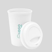 PLA-to-go-Becher mit Schraubdeckel PLA-to-go-Becher mit Schraubdeckel