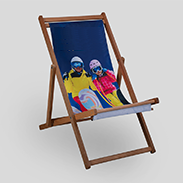 Liegestühle ohne Armlehnen - Bedrucken Sie bei uns Ihre bequemen Strandstühle in Ihrem Wunschdesign!